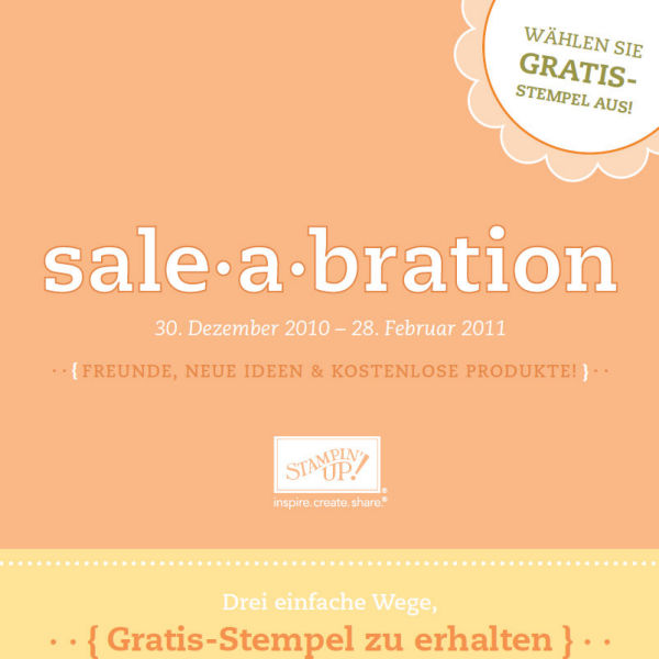 2011 Stampin' Up! Sale-A-Bration
