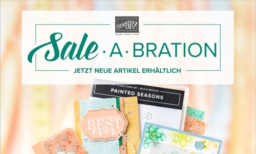Die neuen Sale-A-Bration Produkte könnt Ihr mit einem Klick auf dieses Foto einsehen.