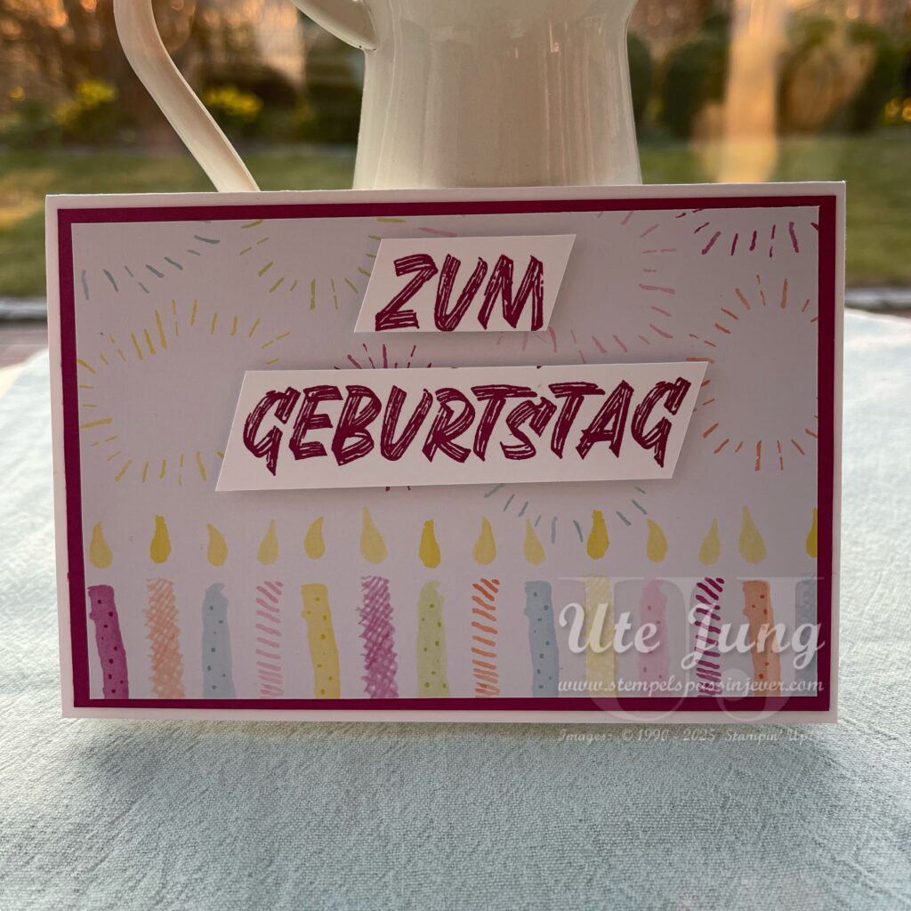 Schnelle Geburtstagskarte