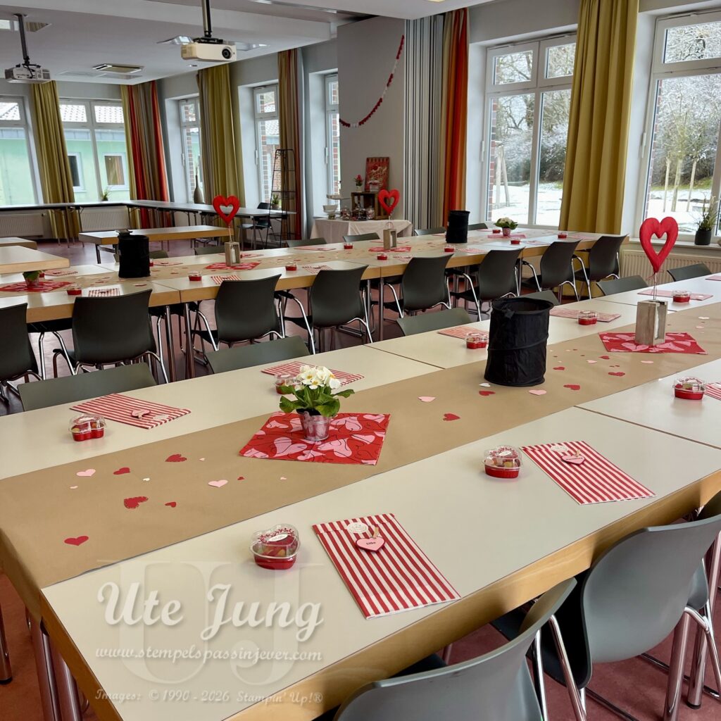 Valentinstag Workshop imt liebevoller Tischdeko