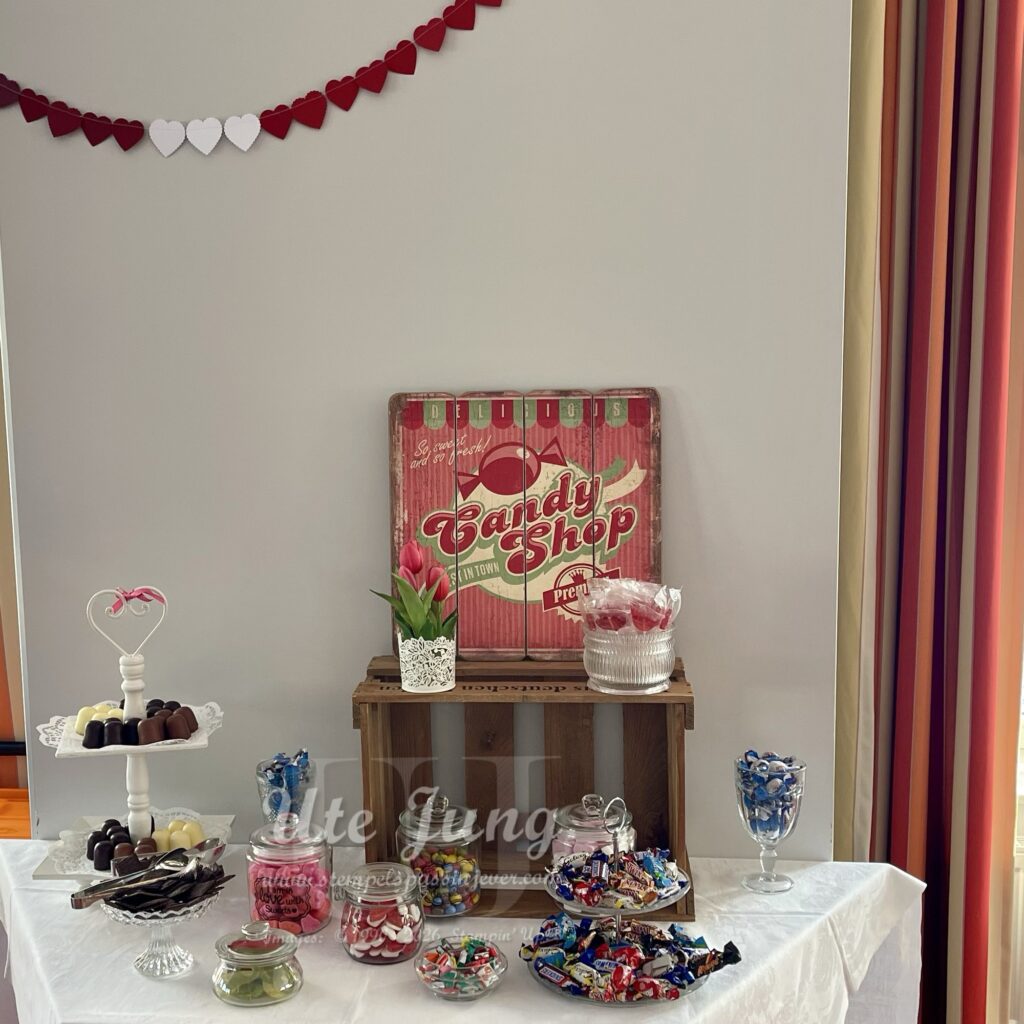 Süßigkeitenbuffet zum Valentinstag Workshop