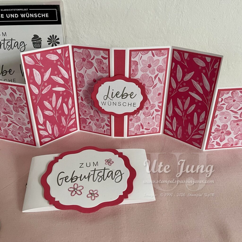 Stufen-Klappkarte Stampin' Up!