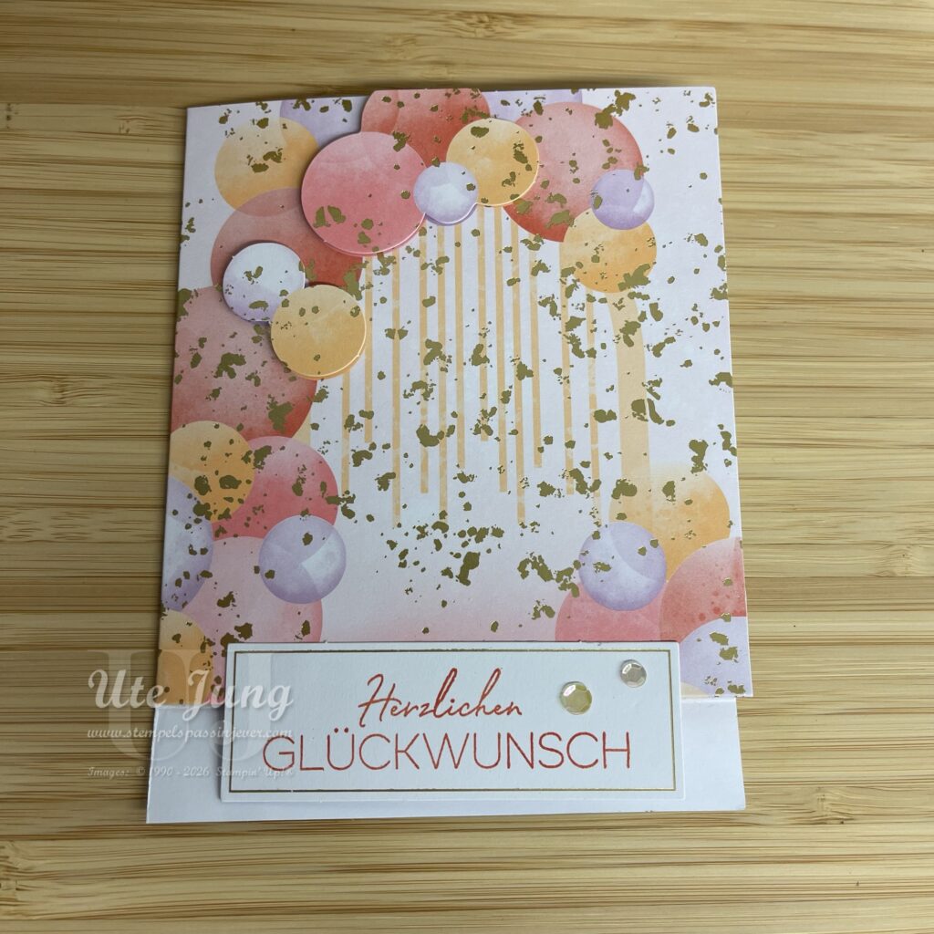 Party mit Ballons Gutscheinkarte