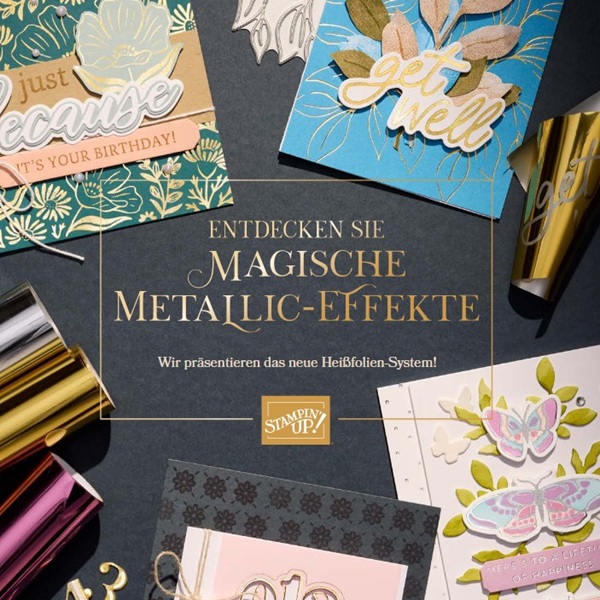 Broschüre Metallic-Effekte